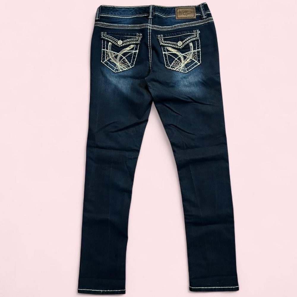 Stylish Blue Women's Jeans 7/8
